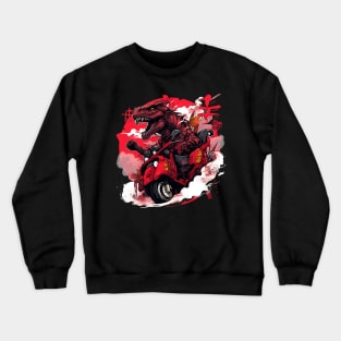 dino rider Crewneck Sweatshirt